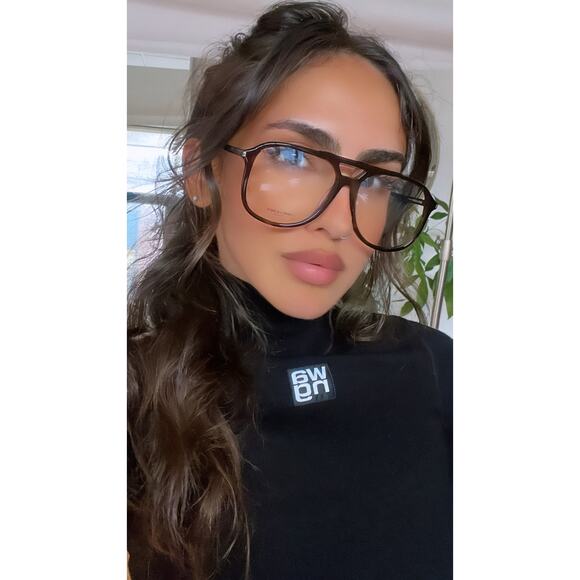 NEW Saint Laurent SL474 Opt Nude Clear Square Frames - Picture 8 of 8